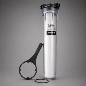Everpure E-20 Clear Pre-Filter Kit, EV9795-90, CLEAR HOUSING, 20 inch Sediment Prefilter System, EC210