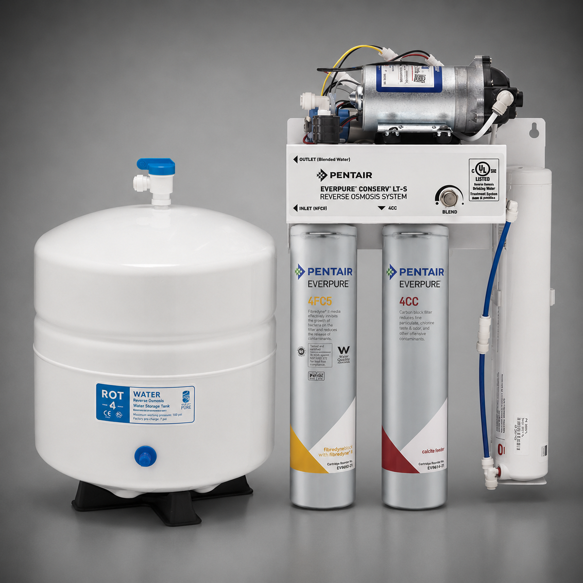 Pentair Everpure® CONSERV LT-S, EV9975-20, High Efficiency Reverse Osmosis System, Low Volume Steam