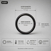 Pentair Everpure® OptiPure EM O-RING #1, H-011, 600-99036, EspressoMate O-RING #1