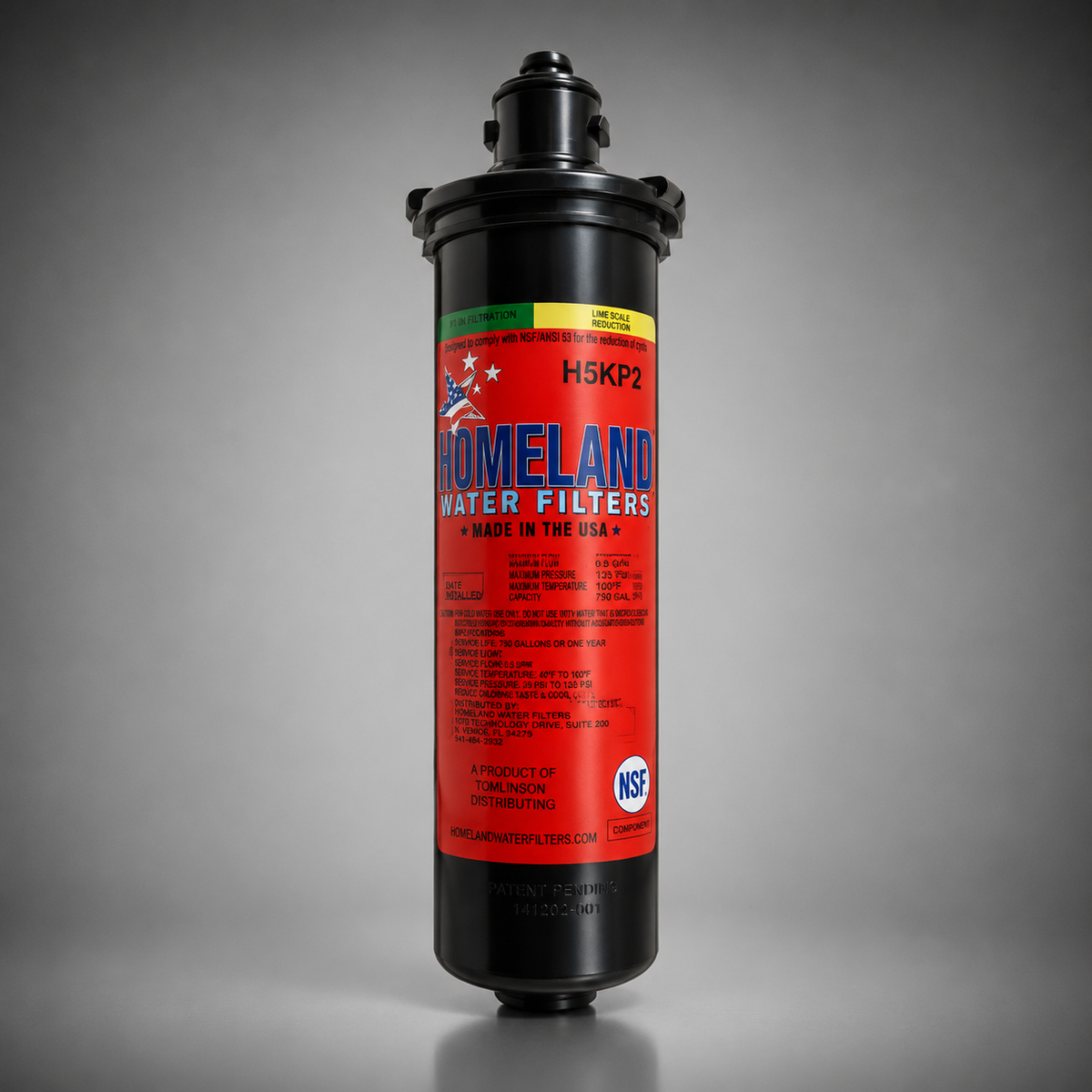 Homeland H5KP2, fits HQS-WF, for DEV9830-01, Carbon Water Filter, Scale Inhibitor