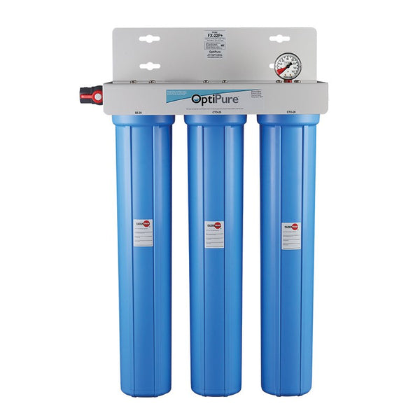 OptiPure FX-22P+, 160-50035, Triple 20 inch Carbon Water Filter System