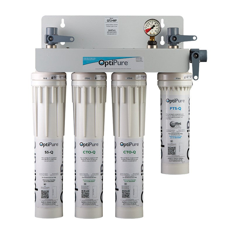 OptiPure QT2+MP, 160-52040, Triple Qwik-Twist Multi-Point Water Filter System, IsoNet®