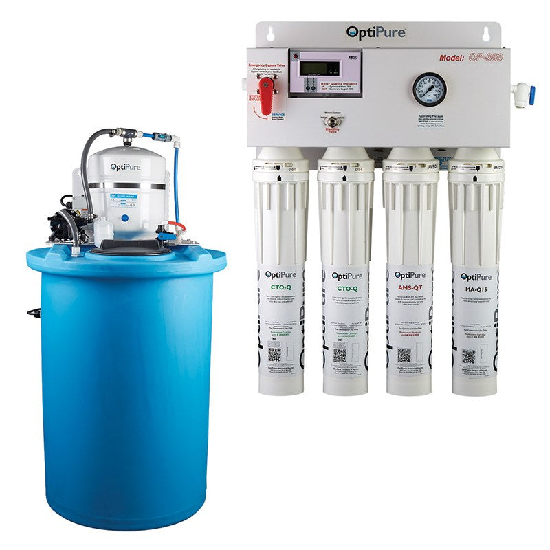 Optipure OptiPure OP350/50, 164-14450, 350GPD Reverse Osmosis System, Mineral A ...