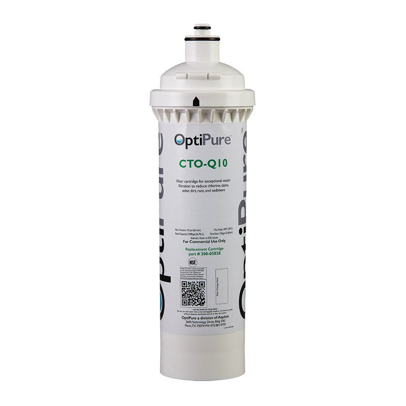 OptiPure CTO-Q10, 300-05828, 10 inch Qwik-Twist Carbon Water Filter