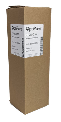 OptiPure CTOS-Q10, 300-05829, 10 inch Qwik-Twist Carbon Water Filter, IsoNet® Scale Inhibitor