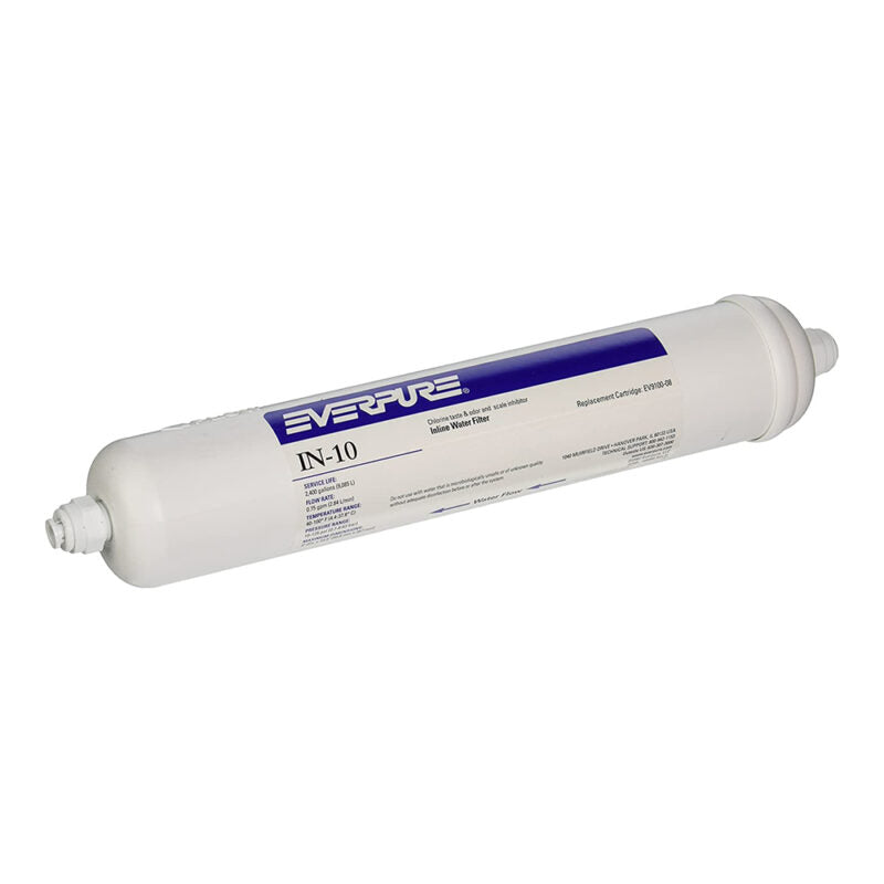 Everpure IN-10, EV 9100-06, Replacement Ice-O-Matic Style Inline Water Filter