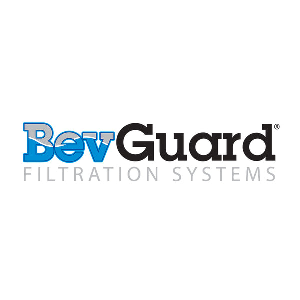 BevGuard IN1012-1, 10 inch In-Line Coconut Carbon GAC Water Filter, KDF