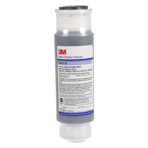 3M Cuno CFS117S, 55594-14, 10 inch GAC Drop-In Water Filter Cartridge, Carbon, Scale Inhibitor