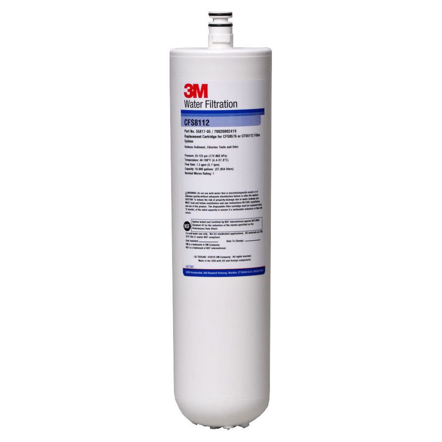 3M Cuno CFS8112, 55817-05, Water Filter Cartridge, Carbon Water Filter