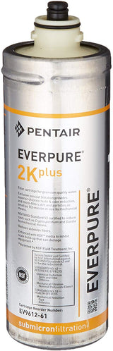 Everpure 2K Plus Cartridge, EV9612-61, Cyst Reduction, Drinking Water, Scale Inhibition