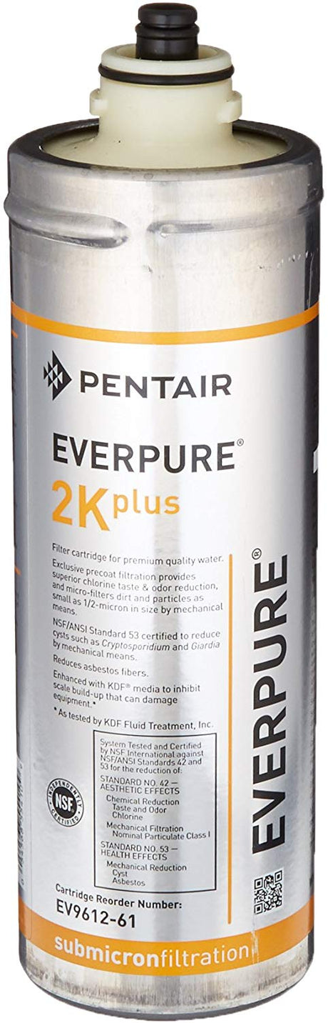 Everpure 2K Plus Cartridge, EV9612-61, Cyst Reduction, Drinking Water, Scale Inhibition