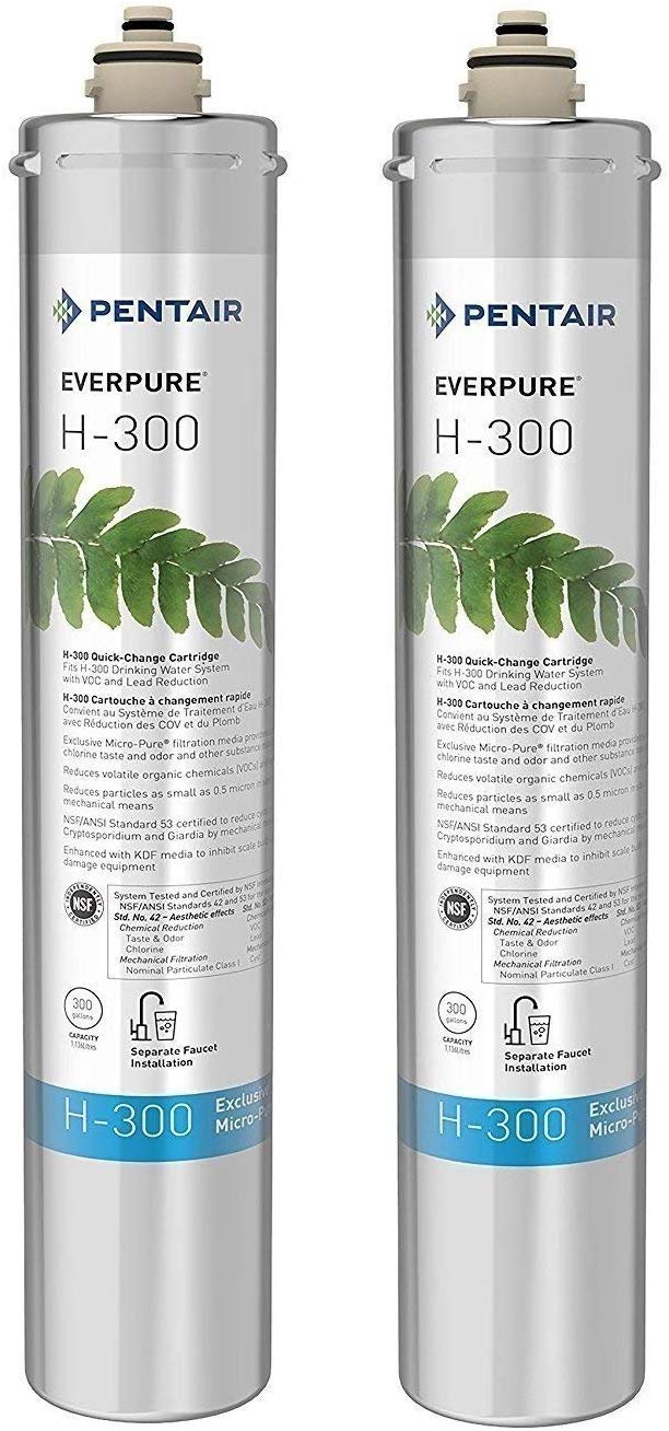 Everpure H-300 Cartridge, EV9270-72, Lead Reduction, Drinking Water, Lime Scale Reduction