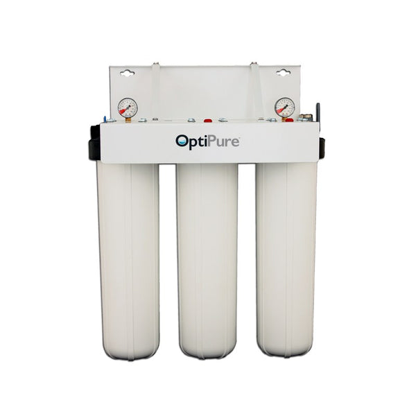 OptiPure FX-22PCR+, 160-50055, Triple 20 inch, Coke Freestyle, High Capacity Chloramine Reduction Water Filter System