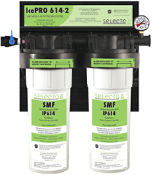 Selecto SMF IcePro614-2, 80-6200IP, Twin Hollow Carbon Filter System, Scale Inhibitor