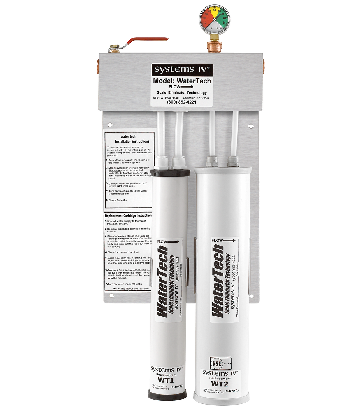 Systems IV WaterTech, Multi-Use Carbon Filter System, Citryne Scale Inhibition